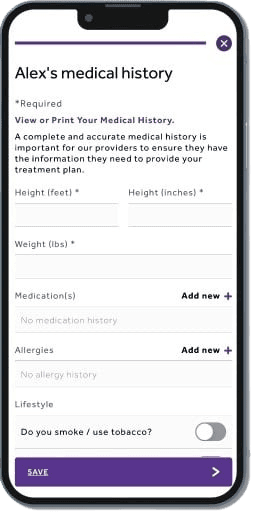 EMS Homepage Step 1
